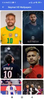 Ronaldo Messi Neymar Wallpaper android App screenshot 0