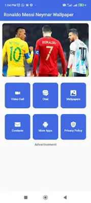 Ronaldo Messi Neymar Wallpaper android App screenshot 7